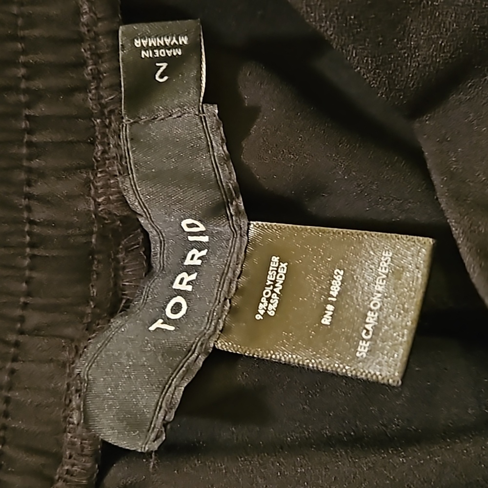 Torrid Black dress pants Size 2 - Picture 7 of 9